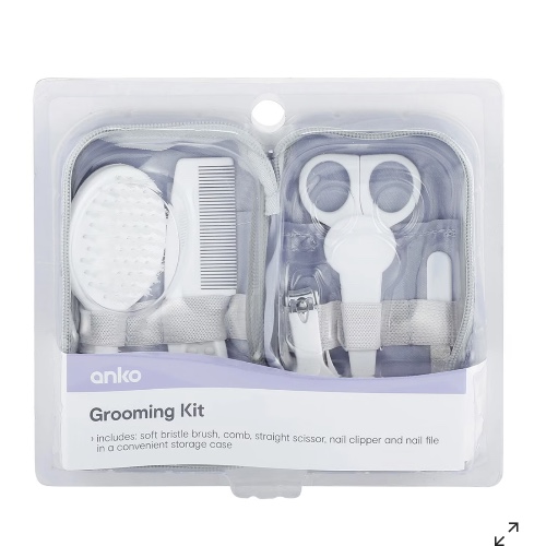 Grooming set, cradle cap brush