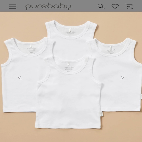 Pure baby rib singlet