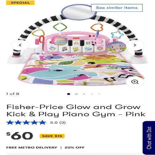 Fisher Price kick & play piano