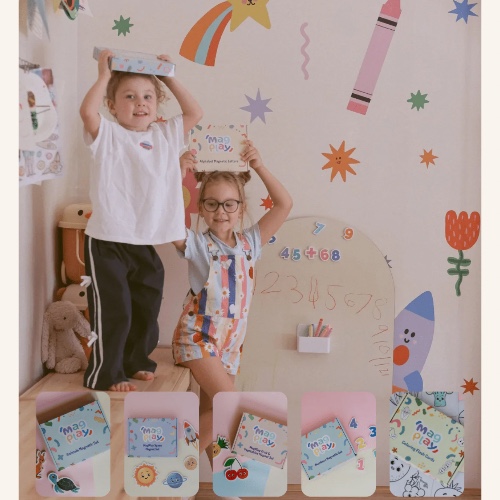 Magplay magnets for magnet board