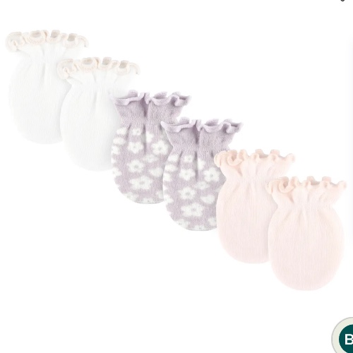 4Baby 3 Pack Scratch Mittens Pink