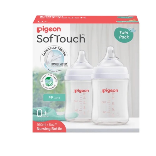 Pigeon SofTouch III Bottle PP 2Pk 160ML