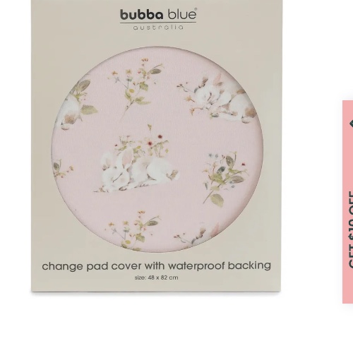 Bubba Blue C/Mat Cover Waterproof Sleeping Bunny