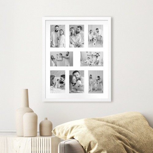 8 Window Collage Photo Frame