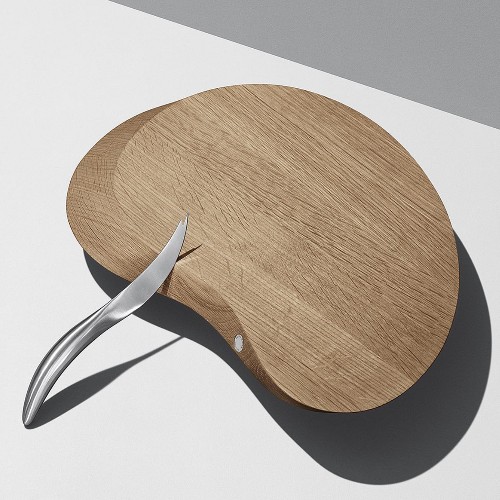 Georg Jensen Cheese Board Cheese Board and Knife Set