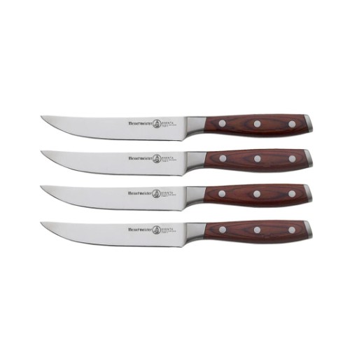 2 x Messermeister Avanta 4 Piece Pakkawood Fine Edge Steak Knife Set