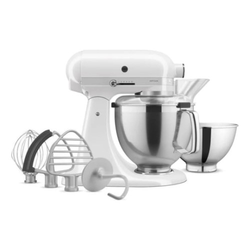 Kitchen Aid - KSM195 Artisan Tilt-Head Stand Mixer - White