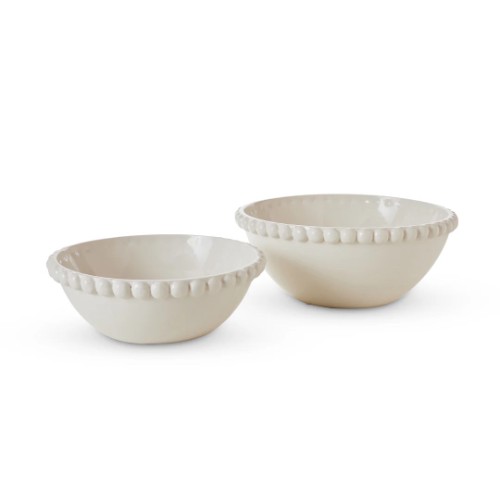 Madras Link - Eden White Large Bowl - Set of 2