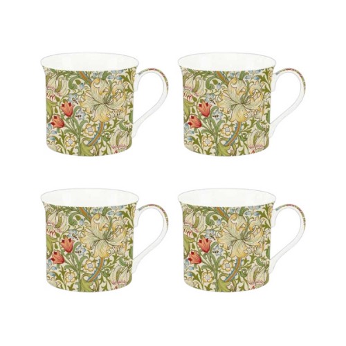 Fine China Mugs (Set of 4)