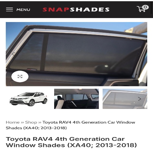 Car shades (Ronit’s Car)