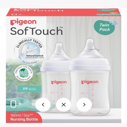 Pigeon Soft touch baby bottle