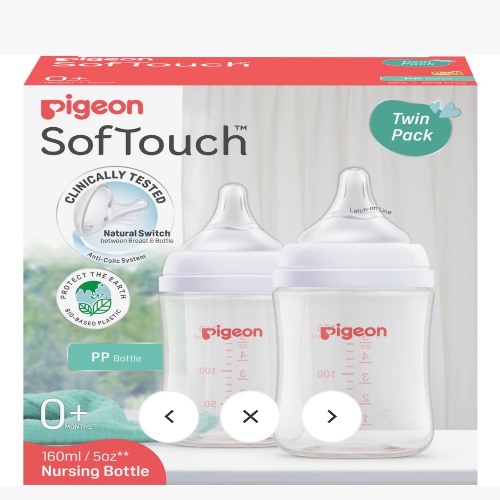 Pigeon soft touch baby bottle