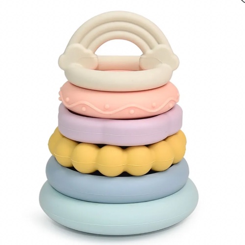 Little Rawr Silicone Stacking Teether Beads