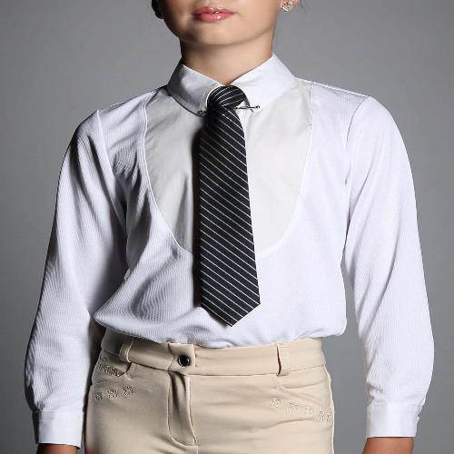 Girls White Collared Show Shirt – Perfect Pony Club Outfit