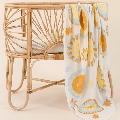 Organic Muslin Swaddle - Sunny Day