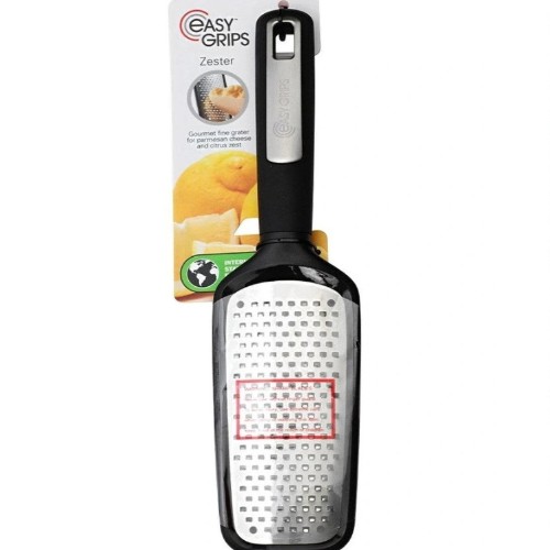 Easy Grips Pro Fine Zester Grater in Silver