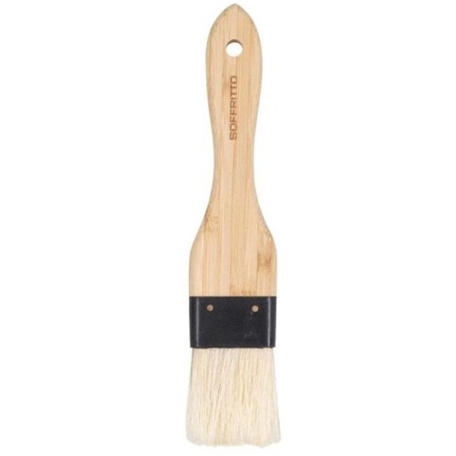 Soffritto Professional Bake Bamboo Pastry Brush in Beige