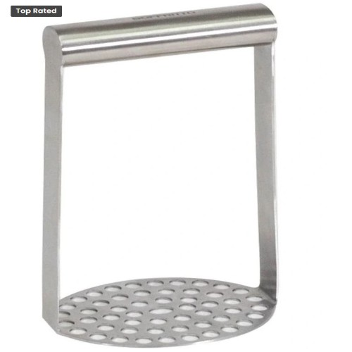 Soffritto A-Series Stainless Steel Potato Masher in Silver
