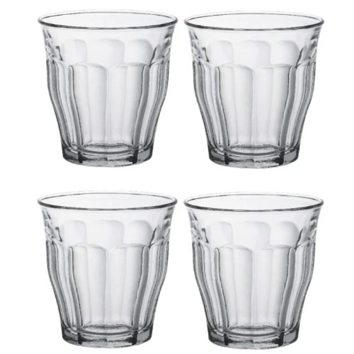 Duralex Picardie Glass Tumbler Clear 250ml (Set of 4)