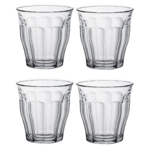 Duralex Picardie Glass Tumbler Clear 250ml (Set of 4)