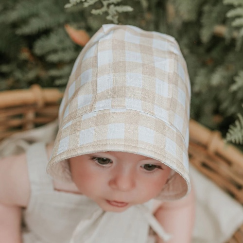 'Seeker' Sun Bonnet - Flynn / Flax