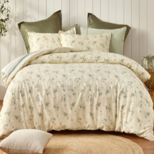 Berlin Reversible Cotton Twill Quilt Cover Set