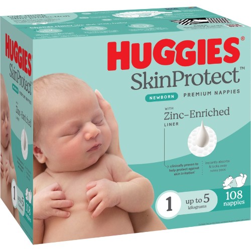 Huggies Newborn Nappies  x2