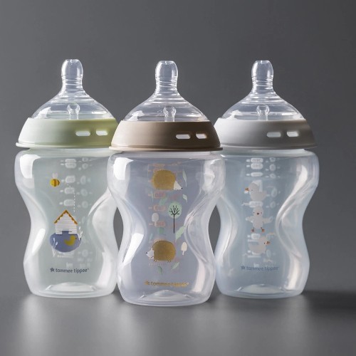 Tommee Tippee Natural Bottle 3 Pack Boy