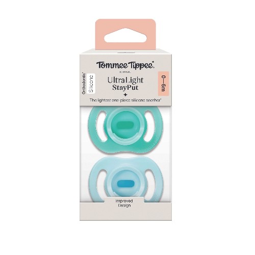 Tommee Tippee Ultra-Light Stayput Silicone Soother 0-6M