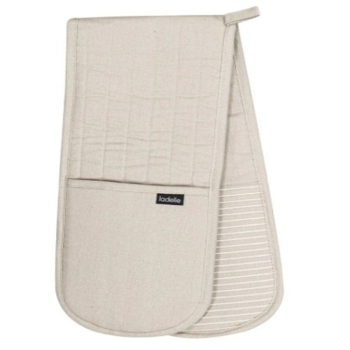 Lennox Double Oven Mitt in Stone