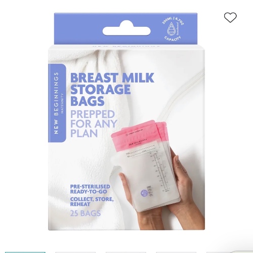 Breast milk bags