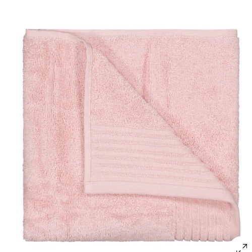Pink bath towels