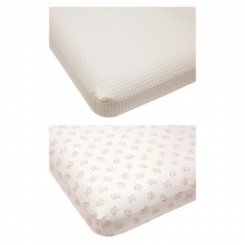 Baby sheets and water resistant fitted sheet