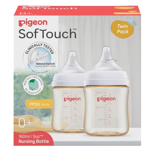 Pigeon SofTouch III Bottle PPSU 2Pk 160ML