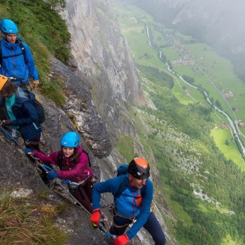 Buchen - Via ferrata Mürren Climb in Switzerland
