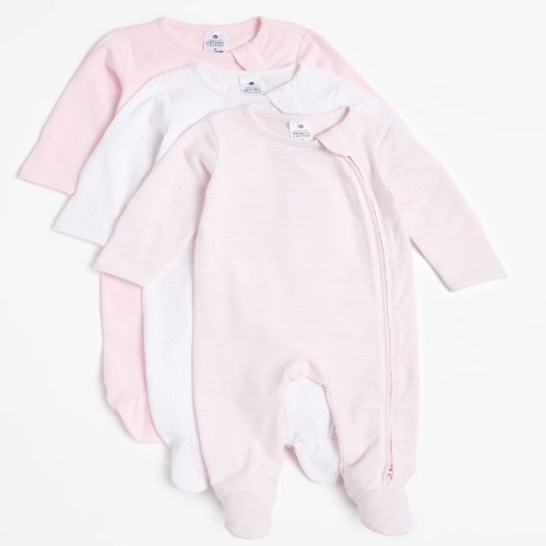 Zip onesies/sleepsuits