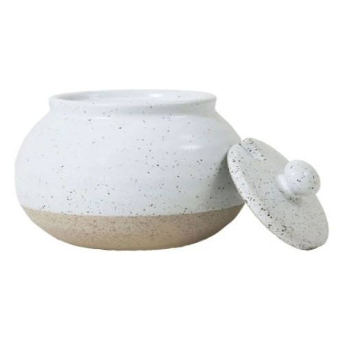 Natural Home Sugar Bowl in White