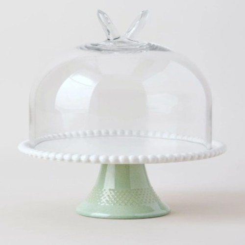Garden Party Cake Dome in Green