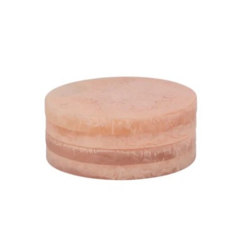 Assemble Kip Set of 4 Resin Coasters 10cm - Peach