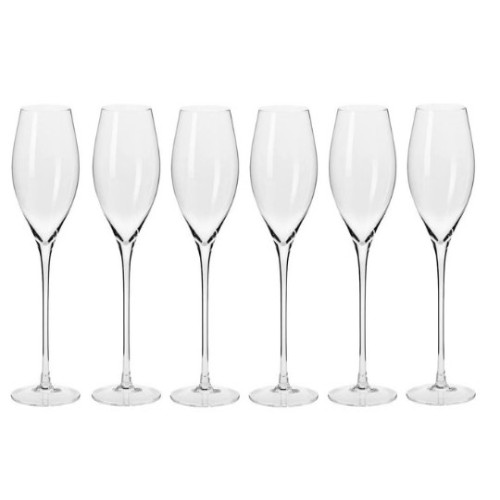 Harmony Prosecco Glass 300ml Set of 6 Gift Boxed in Clear
