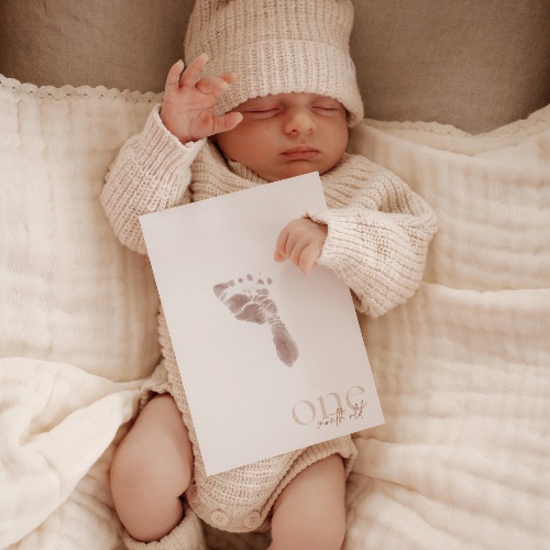 Baby Milestone Foot Prints