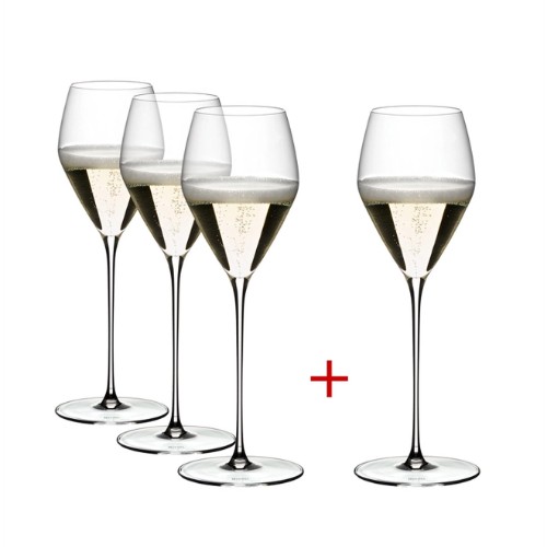 Veloce Champagne Wine Glasses