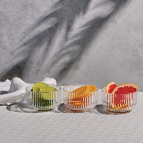 Ogin Glass Bowl 10 x 6cm - Set of 3