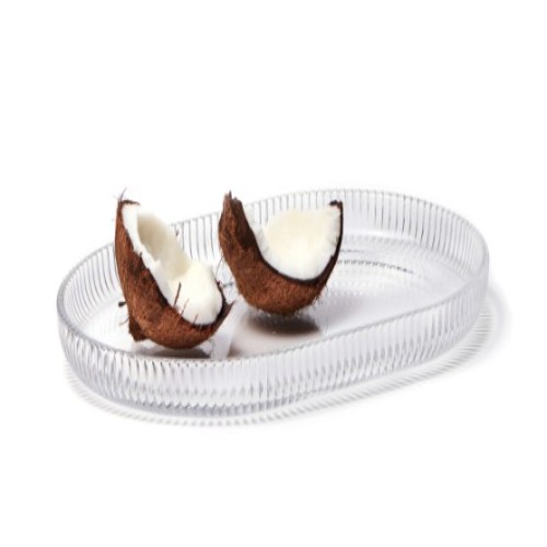 Ogin Glass Oval Platter 38 x 25cm