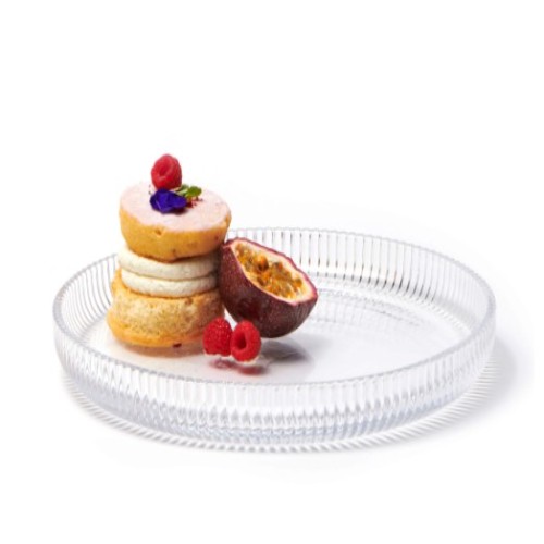 Ogin Glass Platter 30 x 3.5cm