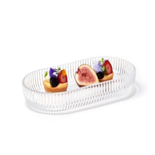 Ogin Glass Oval Platter 28 x 15cm