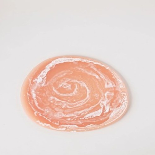 Pastel Brights Serving Plate in Peach