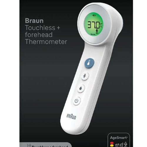 Braun Touchless + Forehead Thermometer BNT4