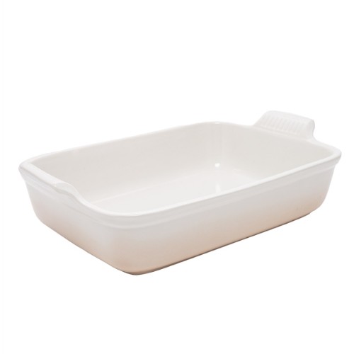 Le Creuset Heritage Rectangular Dish Meringue Cream 32cm