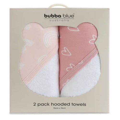 Bubba Blue Hooded Towels 2 Pack